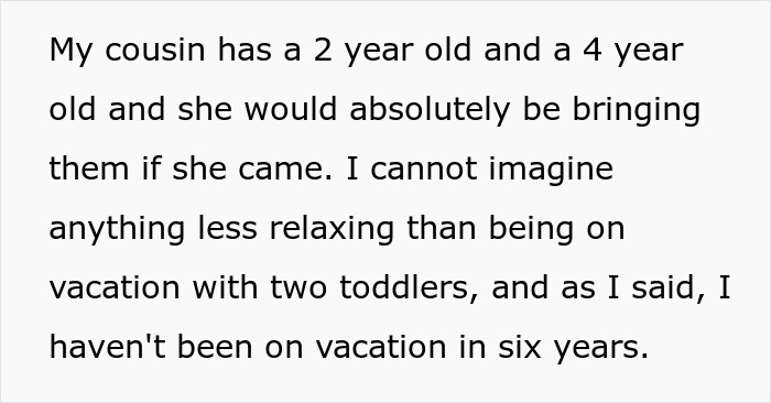 "She Was Raging": Woman Says She'll Join Family Vacation Only Without Cousin's Little Kids, Gets Told Off By Relatives