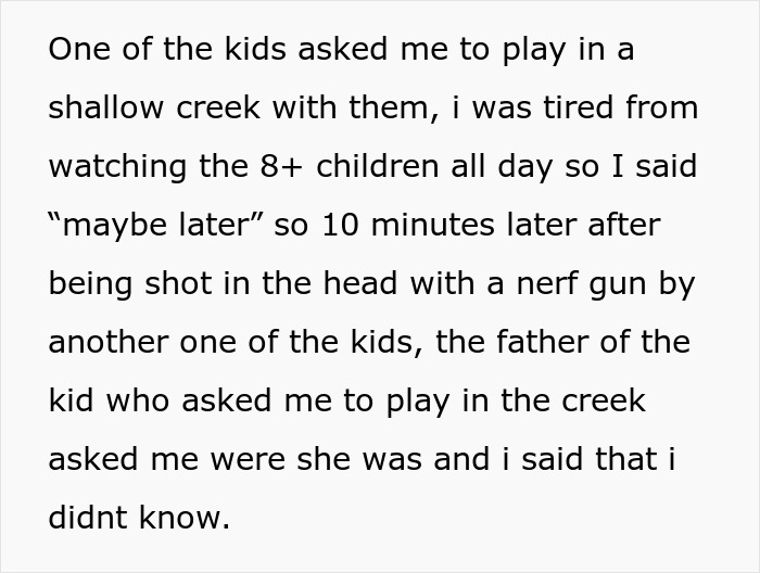 Teen Refuses To Babysit Kids At A Party, One Of The Dads Becomes Furious When His Kid Is Left Unsupervised