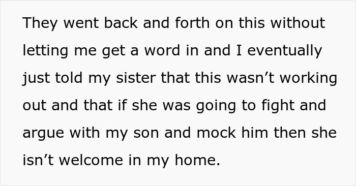 Aunt Lashes Out At Her Teen Nephew Then Acts Stunned When His Mom Tells Her To Pack Her Bags And Leave Aunt Lashes Out At Her Teen Nephew Then Acts Stunned When His Mom Tells Her To Pack Her Bags And Leave