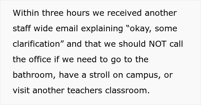 Teachers Maliciously Comply With Rude Principal&rsquo;s New Notification Policy, Making Them Regret It 3 Hours Later