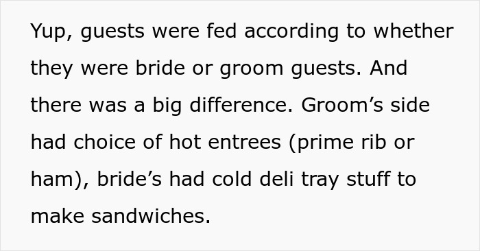 Person Shares The Rudest Wedding They've Been To, Where Guests Got Divided With Stamps On Their Hands And Were Served Different Meals Accordingly