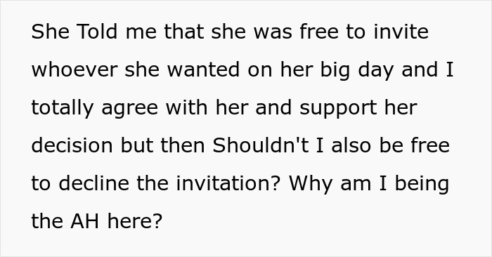 “AITA For Telling My Daughter That I Won’t Be Attending Her Wedding?” “AITA For Telling My Daughter That I Won’t Be Attending Her Wedding?”