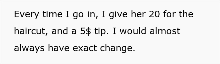 Guy Always Leaves A $5 Tip On His $20 Haircut, And His Barber Seems Very Disappointed