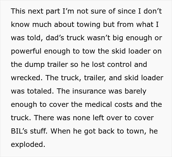 Man And His Dad Take BIL&rsquo;s Equipment And Ruin It, Expect Him To Forgive Them Without Ever Compensating Him