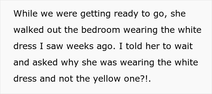 Husband Tries To Reason With Wife Who Wants To Wear White To His Uncle's Wedding, It Fails, So He Leaves Her Behind Husband Tries To Reason With Wife Who Wants To Wear White To His Uncle's Wedding, It Fails, So He Leaves Her Behind
