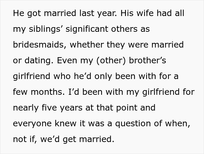 SIL Fat-Shames This Guy's Fianc&eacute;e, Gets Upset When She Gets Excluded From Their Wedding, Despite Her Husband Getting To Go