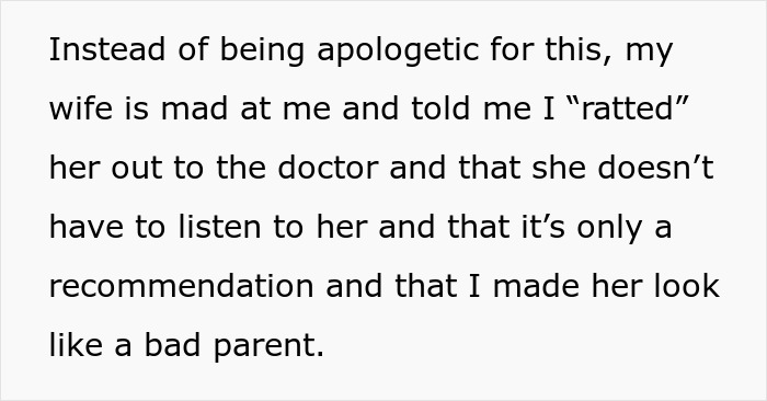 “She Lied”: Dad Tells Pediatrician The Truth About What His Wife Has Been Feeding Their 2-Month-Old Daughter “She Lied”: Dad Tells Pediatrician The Truth About What His Wife Has Been Feeding Their 2-Month-Old Daughter