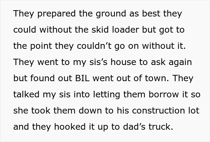 Man And His Dad Take BIL&rsquo;s Equipment And Ruin It, Expect Him To Forgive Them Without Ever Compensating Him