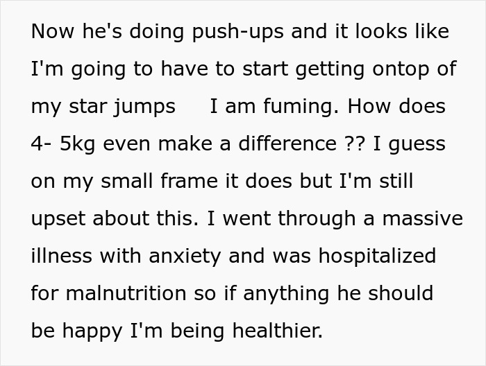 Wife Gains 4kg And Her Husband Keeps Pointing Out That He &ldquo;Likes Them Petite&rdquo;, So She Bites Back