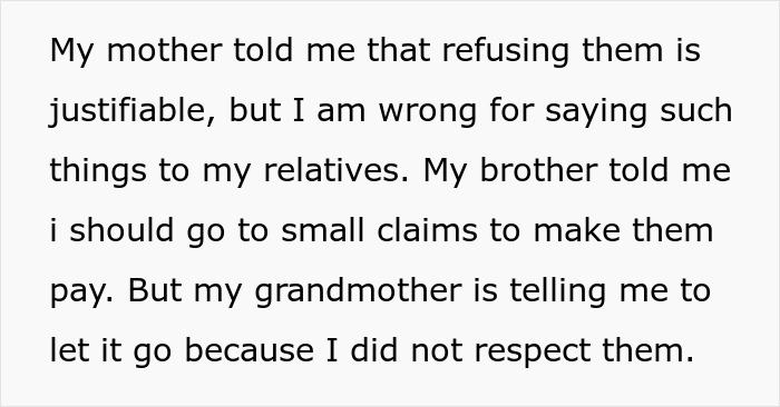 Family Has To Pick Sides After Woman Refuses To Bake More Cakes For Cousin After She Disappeared When She Had To Pay For The First One