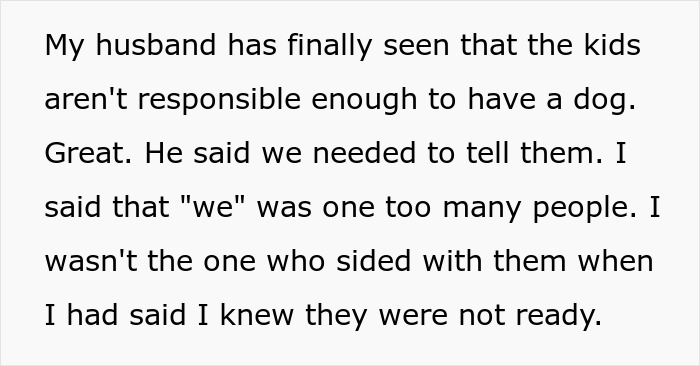 The Internet Praises This Genius Mom For Testing Her Husband And Kids To See If They Can Handle A Dog