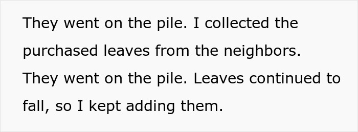 Man Buys The Rights To His Neighbors' Leaves To Mess With Leaf Collection Company's Ridiculous Rules By Building A Giant Pile Man Buys The Rights To His Neighbors' Leaves To Mess With Leaf Collection Company's Ridiculous Rules By Building A Giant Pile