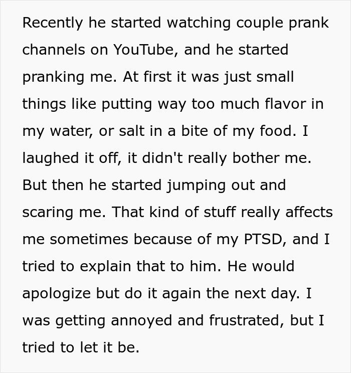 The Internet Backs This Woman Who Left Her Boyfriend Over A Prank The Internet Backs This Woman Who Left Her Boyfriend Over A Prank