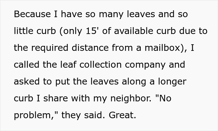 Man Buys The Rights To His Neighbors' Leaves To Mess With Leaf Collection Company's Ridiculous Rules By Building A Giant Pile Man Buys The Rights To His Neighbors' Leaves To Mess With Leaf Collection Company's Ridiculous Rules By Building A Giant Pile