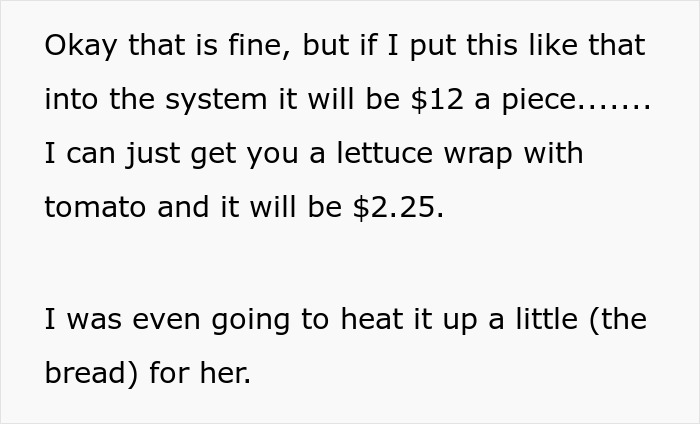 Employee Maliciously Complies And Makes Karen Order The Way She Wants To, She Ends Up Paying 5 Times More