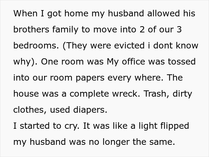 Pregnant Woman Comes Home From The Hospital To Find Her House Completely Trashed, Is Expected To Clean It All Up, Wonders If She Was Wrong To Call Mom For Help Pregnant Woman Comes Home From The Hospital To Find Her House Completely Trashed, Is Expected To Clean It All Up, Wonders If She Was Wrong To Call Mom For Help