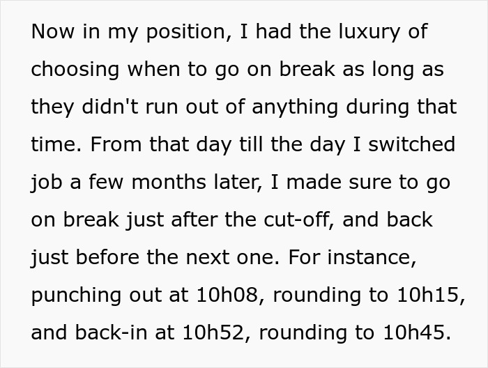 "She Saw Me Punching In And Out": Employee Figures Out How To Cheat The Punch Card System After Being Reprimanded By Boss "She Saw Me Punching In And Out": Employee Figures Out How To Cheat The Punch Card System After Being Reprimanded By Boss