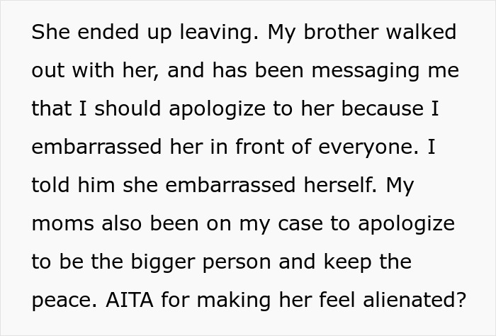 “You Just Assume Because I’m Vegan I Only Eat Salads?”: Sister Under Fire After Not Catering To Brother’s Vegan GF At Her Engagement Dinner “You Just Assume Because I’m Vegan I Only Eat Salads?”: Sister Under Fire After Not Catering To Brother’s Vegan GF At Her Engagement Dinner