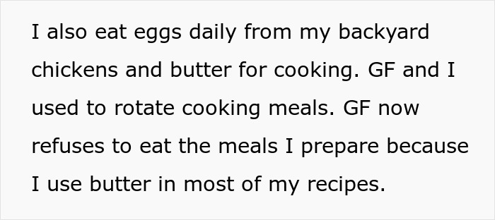 Man Asks &ldquo;[Am I The Jerk] For Telling My Vegan Girlfriend That I Will Not Stop Using Butter?&rdquo;