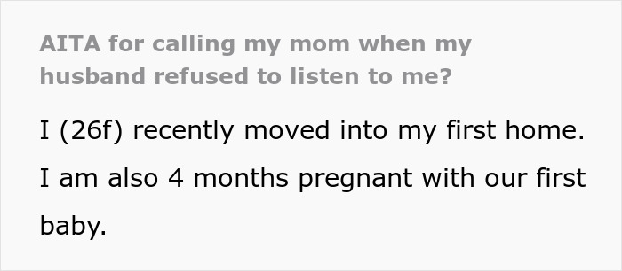 Pregnant Woman Comes Home From The Hospital To Find Her House Completely Trashed, Is Expected To Clean It All Up, Wonders If She Was Wrong To Call Mom For Help Pregnant Woman Comes Home From The Hospital To Find Her House Completely Trashed, Is Expected To Clean It All Up, Wonders If She Was Wrong To Call Mom For Help