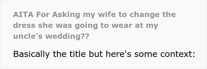 Husband Tries To Reason With Wife Who Wants To Wear White To His Uncle's Wedding, It Fails, So He Leaves Her Behind Husband Tries To Reason With Wife Who Wants To Wear White To His Uncle's Wedding, It Fails, So He Leaves Her Behind