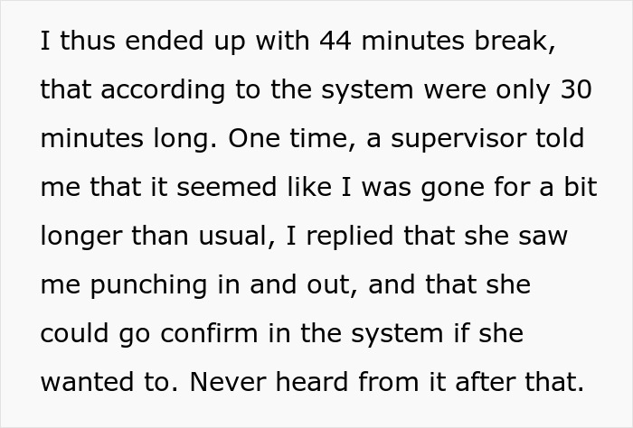 "She Saw Me Punching In And Out": Employee Figures Out How To Cheat The Punch Card System After Being Reprimanded By Boss "She Saw Me Punching In And Out": Employee Figures Out How To Cheat The Punch Card System After Being Reprimanded By Boss