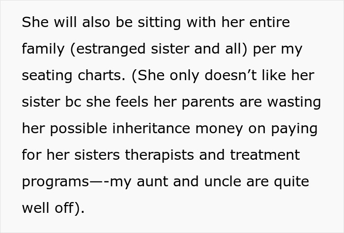 Bride-To-Be Left Is Speechless After Cousin Sends Through A List Of Wedding Demands Before She’s Even Been Officially Invited Bride-To-Be Left Is Speechless After Cousin Sends Through A List Of Wedding Demands Before She’s Even Been Officially Invited