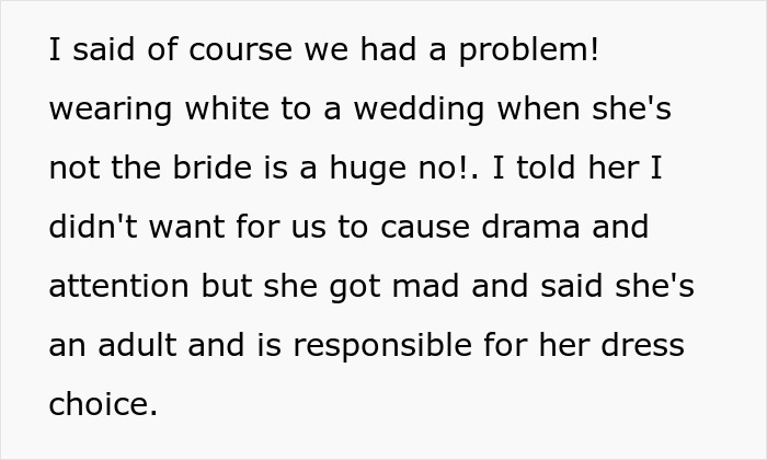 Husband Tries To Reason With Wife Who Wants To Wear White To His Uncle's Wedding, It Fails, So He Leaves Her Behind Husband Tries To Reason With Wife Who Wants To Wear White To His Uncle's Wedding, It Fails, So He Leaves Her Behind