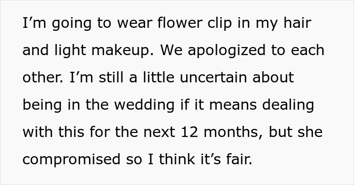 Bridezilla Cries And Tells Her Sister Not To Come To Her Wedding, Trying To Guilt Her Into Growing Out Her Hair For The Wedding