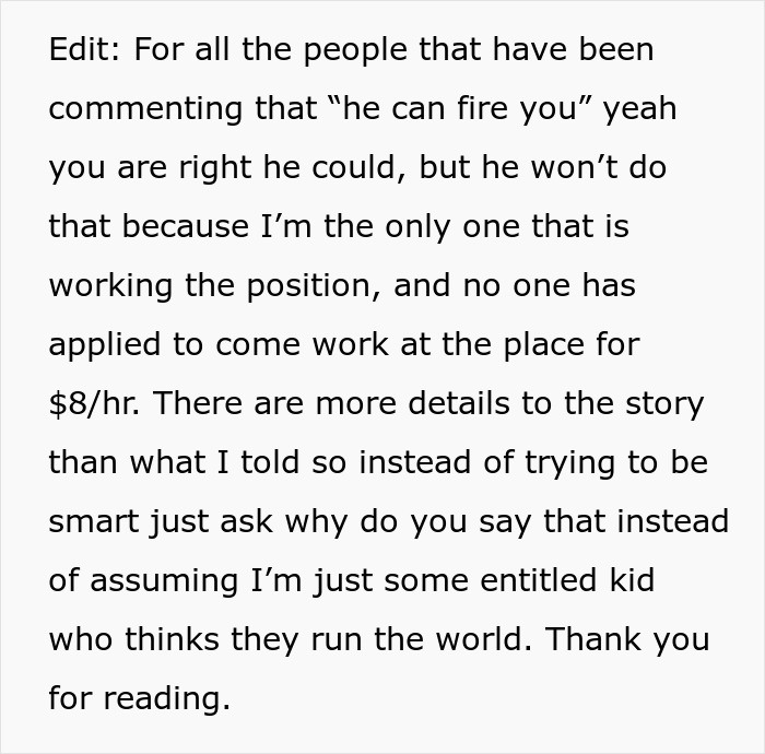 Restaurant Manager Asks Employee To Deep Clean The Back, Gets Mad When He Does Exactly That