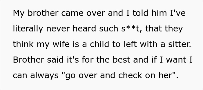 "All Hell Broke Loose": Guy Bails On Brother's Wedding Last Minute After They Suggest His Disabled Wife Stay With Babysitter