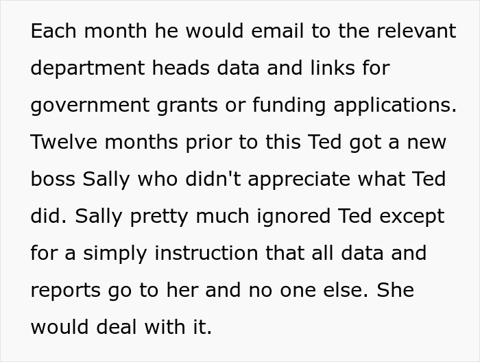"Delete Your Files And Leave": New Boss Ignores Employee's Work For A Year Because He's 'Useless' Before Getting Him Fired, And It Costs Her Her Job