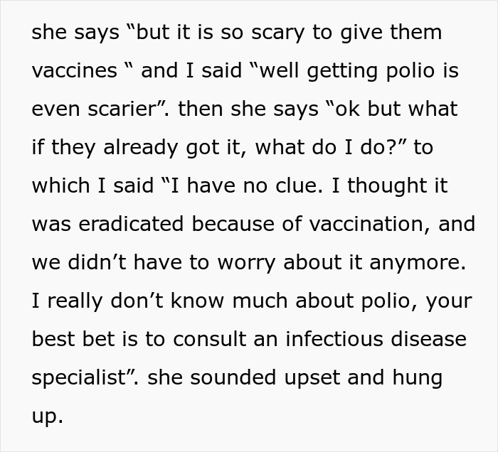 The Internet Backs This Doctor Who Gave Anti-Vax Friend A Reality Check After She Wouldn't Stop Calling Her About Her Sick Kids The Internet Backs This Doctor Who Gave Anti-Vax Friend A Reality Check After She Wouldn't Stop Calling Her About Her Sick Kids