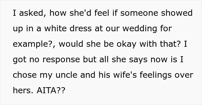 Husband Tries To Reason With Wife Who Wants To Wear White To His Uncle's Wedding, It Fails, So He Leaves Her Behind Husband Tries To Reason With Wife Who Wants To Wear White To His Uncle's Wedding, It Fails, So He Leaves Her Behind