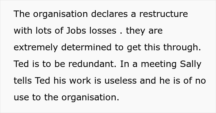 "Delete Your Files And Leave": New Boss Ignores Employee's Work For A Year Because He's 'Useless' Before Getting Him Fired, And It Costs Her Her Job