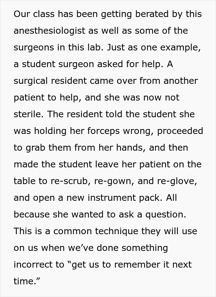 Med Students Are Told To Skip Lunchtime By Teaching Staff, Make Joint Decision Not To Follow These Demands, Get Reported To The Dean
