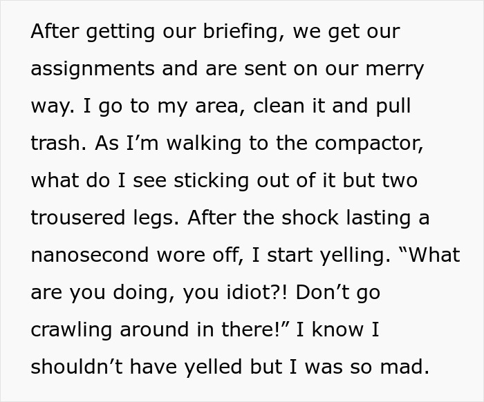 Man Is Upset His Female Colleague Was Shouting At Him While He Was Breaking Safety Rules, Wants To See Her Manager Who Fires Him On The Spot