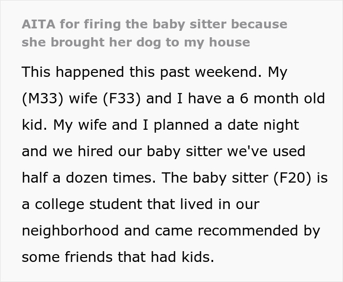 Babysitter Sneaks A Dog Into Her Clients&rsquo; Home Without Telling Them Beforehand, Gets Fired On The Spot