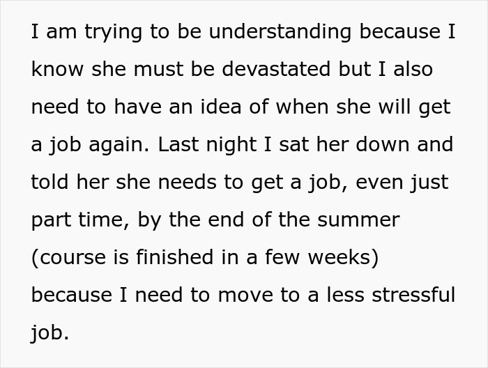 Guy Backed Online After Refusing To Financially Support His Entitled Girlfriend Who Doesn't Want To Get A Job As Her Sister Is Terminally Ill