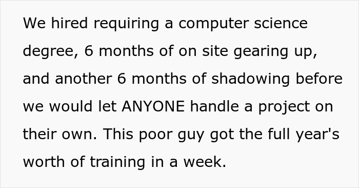 Person Maliciously Complies With HQ’s Demand To Teach “Their Guy” A Year’s Worth Of IT In Just One Week Person Maliciously Complies With HQ’s Demand To Teach “Their Guy” A Year’s Worth Of IT In Just One Week