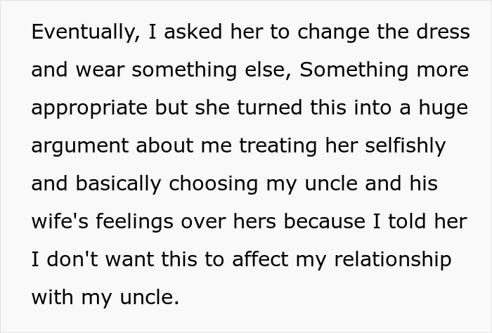 Husband Tries To Reason With Wife Who Wants To Wear White To His Uncle's Wedding, It Fails, So He Leaves Her Behind Husband Tries To Reason With Wife Who Wants To Wear White To His Uncle's Wedding, It Fails, So He Leaves Her Behind