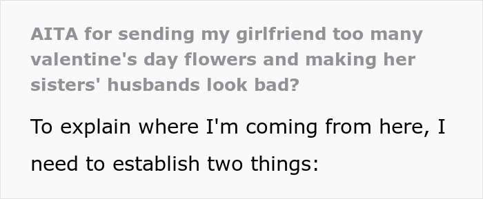 Boyfriend Showers His GF With Flowers And Presents On Valentine's Day, This Enrages Her Sisters' Husbands