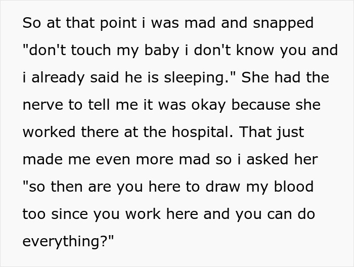 This Mom Wondered: “AITA For Filing A Complaint About A Hospital Worker Trying To Touch My Baby?” This Mom Wondered: “AITA For Filing A Complaint About A Hospital Worker Trying To Touch My Baby?”