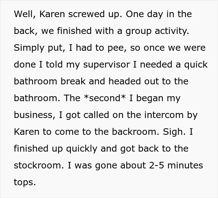 Karen Boss Tells Off Overworked And Underpaid Employee For Taking A 5-Minute Break, They Stop Doing Her Job For Her