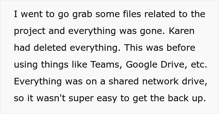 "Oh, So Sorry Boomer": Karen Gets Busted After Deleting All Files After Getting Fired