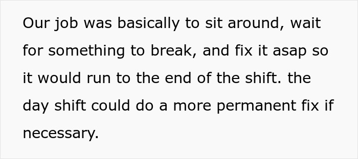 &ldquo;Our Chairs Were Taken Away So We Could Not Sit Down&rdquo;: Mechanics End Up Costing Employer Thousands In Malicious Compliance