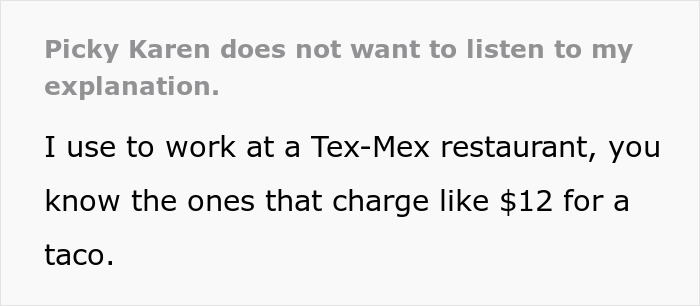 Employee Maliciously Complies And Makes Karen Order The Way She Wants To, She Ends Up Paying 5 Times More