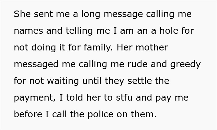 Family Has To Pick Sides After Woman Refuses To Bake More Cakes For Cousin After She Disappeared When She Had To Pay For The First One