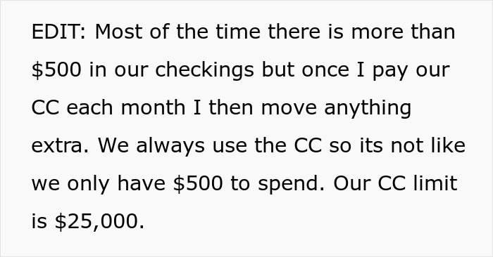 Husband Is Tired Of Wife's Pity Story That They're Broke, Reveals They're Actually Millionaires, Making Her Look Like A Liar