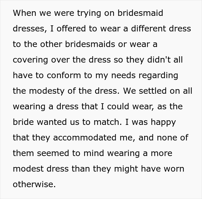 Muslim Bridesmaid Asks If She's A Jerk For Not Compromising And Keeping Her Hijab On For Her Friend's Wedding
